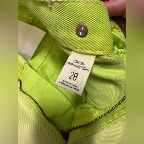 Urban Outfitters BDG Longline Carpenter Denim
Shorts/Green/Size 28 - Picture 8 of 11